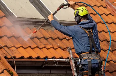 Démoussage et hydrofuge de toiture à Briscous